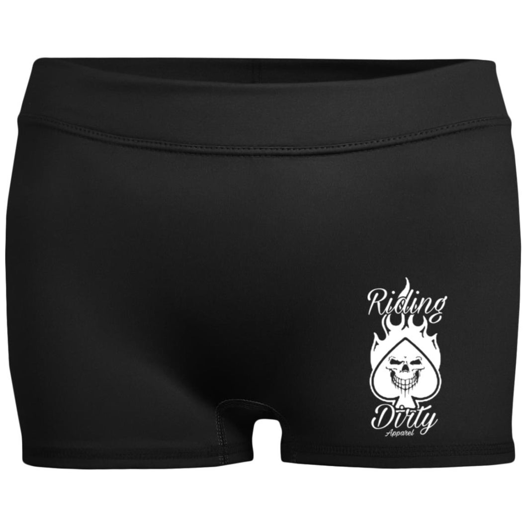 Riding Dirty Apparel | 1232 Ladies' Fitted Moisture-Wicking 2.5 inch Inseam Shorts | Women's Shorts