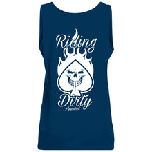 将图片加载到图库查看器，Riding Dirty Apparel | 1705 Ladies’ Moisture-Wicking Training Tank | Women&#39;s Biker T-Shirts
