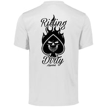 Load image into Gallery viewer, Riding Dirty Apparel | 790 Men&#39;s Moisture-Wicking Tee | Men&#39;s Biker T-Shirts (Black)
