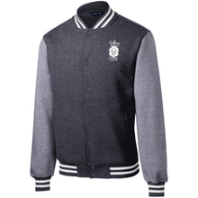 Load image into Gallery viewer, Riding Dirty Apparel | ST270 Fleece Letterman Jacket | Men&#39;s Jacket

