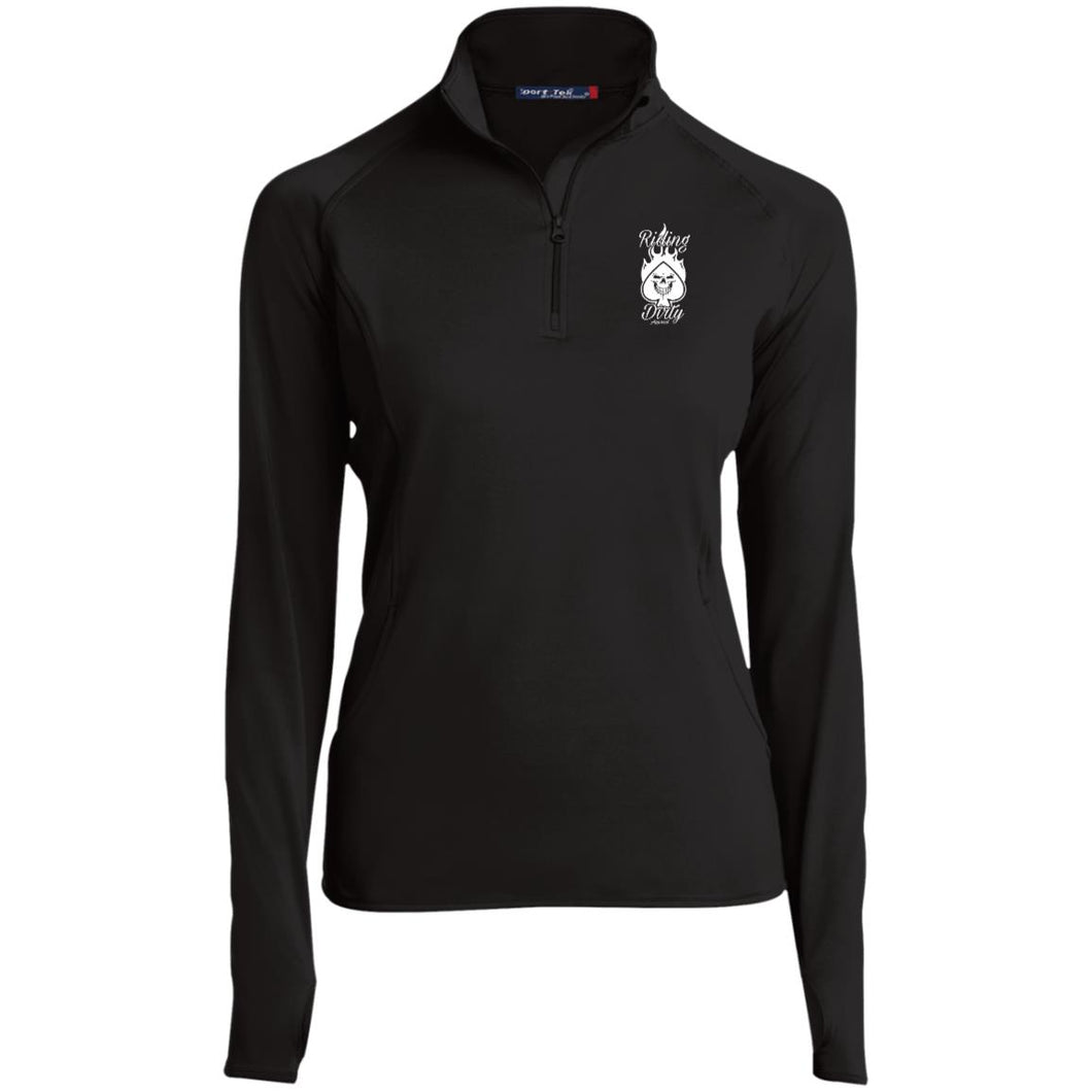 Riding Dirty Apparel | LST850 Ladies' 1/2 Zip Performance Pullover | Women's Pullover