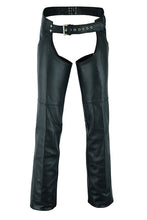 Charger l&#39;image dans la galerie, Riding Dirty Apparel  DS447TALL Tall Classic Leather Chaps with Jean Pockets  Unisex Chaps

