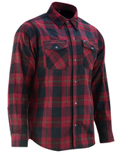 Load image into Gallery viewer, Riding Dirty Apparel | DS4682 Flannel Shirt - Red and Black | Unisex Flannel Shirt
