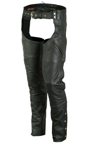 Riding Dirty Apparel | DS488 Unisex Deep Pocket Thermal Lined Chaps | Unisex Chaps