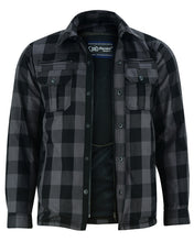 Cargar imagen en el visor de la galería, Riding Dirty Apparel | DS4670 Armored Flannel Shirt - Grey | Unisex Flannel Shirt
