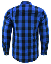 Lade das Bild in den Galerie-Viewer, Riding Dirty Apparel  DS4671 Armored Flannel Shirt - Blue  Unisex Flannel Shirt
