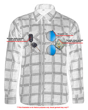 Cargar imagen en el visor de la galería, Riding Dirty Apparel | DS4680 Flannel Shirt - Black, Red and Blue | Unisex Flannel Shirt
