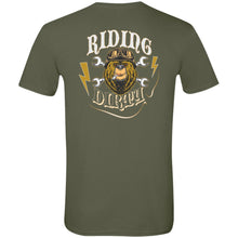 将图片加载到图库查看器，Grizzley The Bear | Men&#39;s Biker T-Shirts
