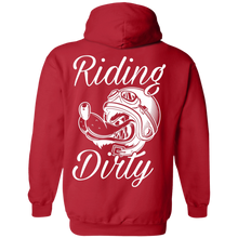 将图片加载到图库查看器，Big Bad Wolf | Pullover Hoodie-Riding Dirty Apparel-Biker Clothing And Accessories | Biker Brand | Sales/Discounts
