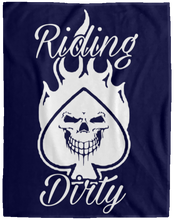 Lade das Bild in den Galerie-Viewer, Riding Dirty Apparel | Cozy Plush Fleece Blanket-Blankets-Riding Dirty Apparel-Biker Clothing And Accessories | Biker Brand | Sales/Discounts
