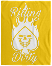 Load image into Gallery viewer, Riding Dirty Apparel | Cozy Plush Fleece Blanket-Blankets-Riding Dirty Apparel-Biker Clothing And Accessories | Biker Brand | Sales/Discounts
