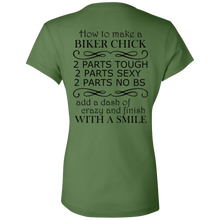 Cargar imagen en el visor de la galería, Biker Chick Recipe | Biker T Shirts-T-Shirts-Riding Dirty Apparel-Biker Clothing And Accessories | Biker Brand | Sales/Discounts
