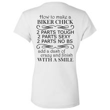 Lade das Bild in den Galerie-Viewer, Biker Chick Recipe | Biker T Shirts-T-Shirts-Riding Dirty Apparel-Biker Clothing And Accessories | Biker Brand | Sales/Discounts
