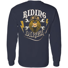 Load image into Gallery viewer, Grizzley The Bear | Men&#39;s Long Sleeve Biker T-Shirts

