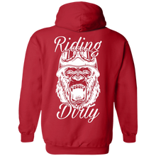 将图片加载到图库查看器，Gorilla King | Pullover Hoodie-Sweatshirts-Riding Dirty Apparel-Biker Clothing And Accessories | Biker Brand | Sales/Discounts
