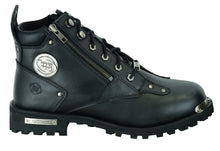 Cargar imagen en el visor de la galería, DS9730 Men&#39;s 6’’ Side Zipper Plain Toe Boots
