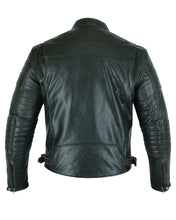 Load image into Gallery viewer, DS757 MEN’S Drum Dyed Lambskin Crossover Scooter Jacket
